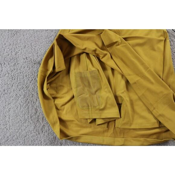 New Girlfriend Collective Dress Medium Mustard Yellow Naomi Workout Shelf Bra - Picture 8 of 12